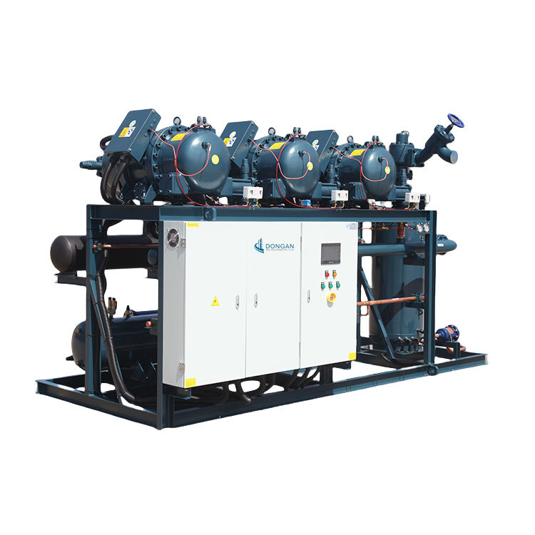 R404A R507A Refrigerant Cold Storage Freezer Refrigeration Air Cooled Condensing Unit Cold Room Condenser Unit Cooler 1 Set