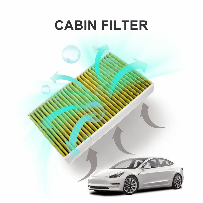 High Efficiency Activated Carbon Filter Fits for Model 3 X Y S Car Hepa air Conditioner Filters