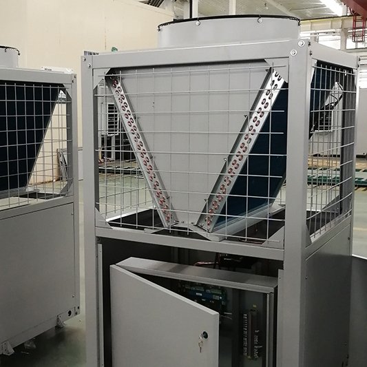 180000 Btu Industrial Ac Conditioner With Copper Pipe Condenser Cooled Scroll Chiller Second Hand Central Air Conditioning