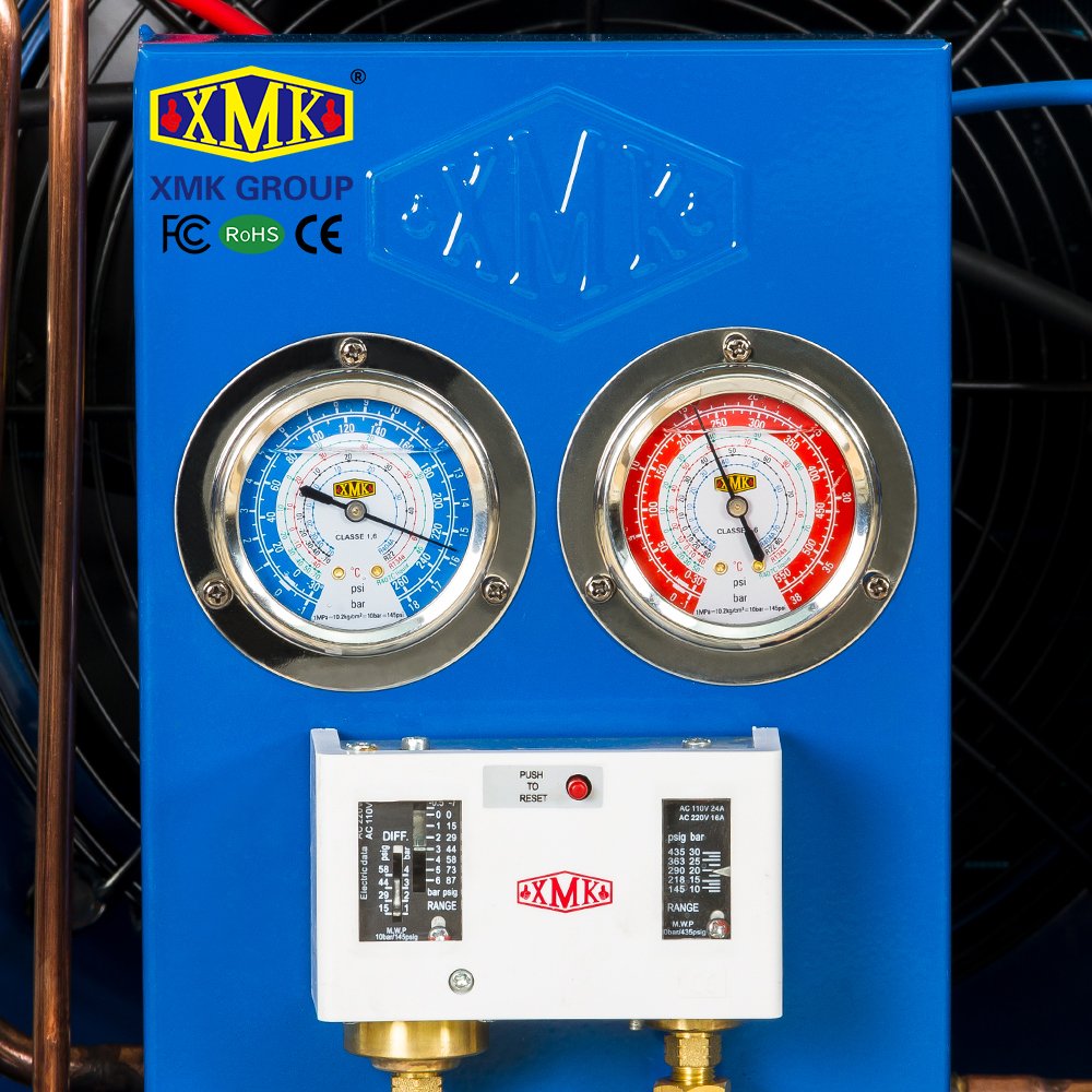 5HP 10HP Air Cooled Outdoor Unit Maneurop Semi-Hermetic Condensing Unit Danfoss Compressor Low Temp Cold Room Refrigeration Unit