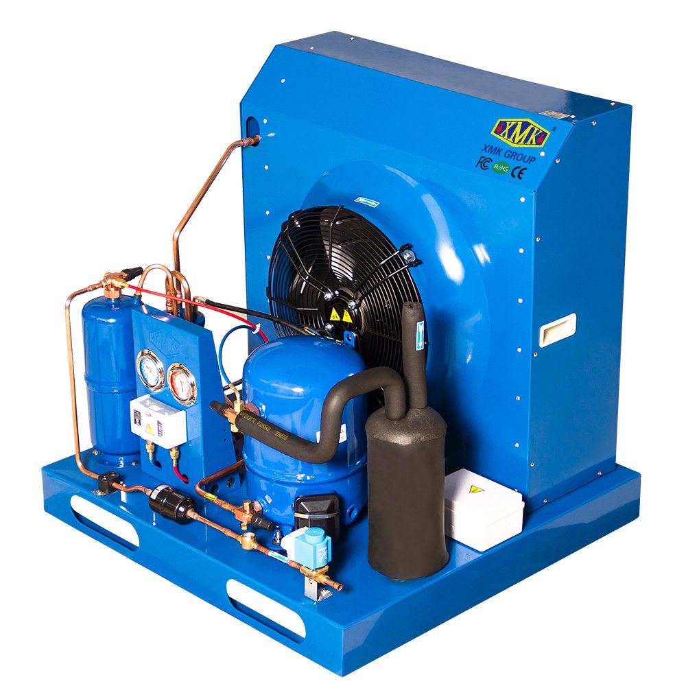 5HP 10HP Air Cooled Outdoor Unit Maneurop Semi-Hermetic Condensing Unit Danfoss Compressor Low Temp Cold Room Refrigeration Unit
