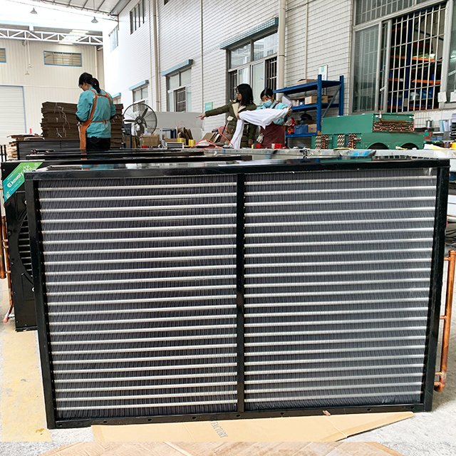 Best Price Air Cooled Condenser for Cold Room Condenser Unit Copper Air Cooled Small Machine Condenser With Fan