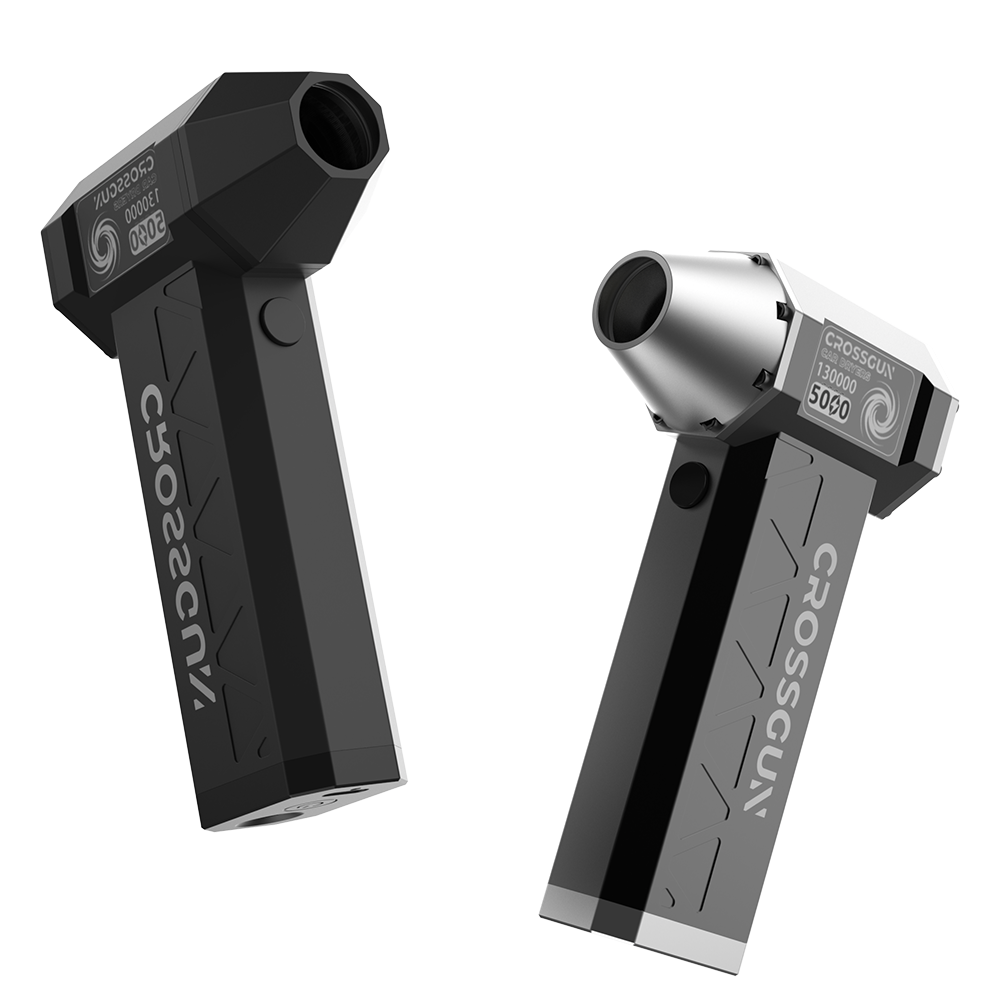 CROSSGUN Powerful Jet Dry Blower 130000 Mini Air Gun Hammer All Aluminum Electric Portable Turbofan Mini Turbo Jet Fan
