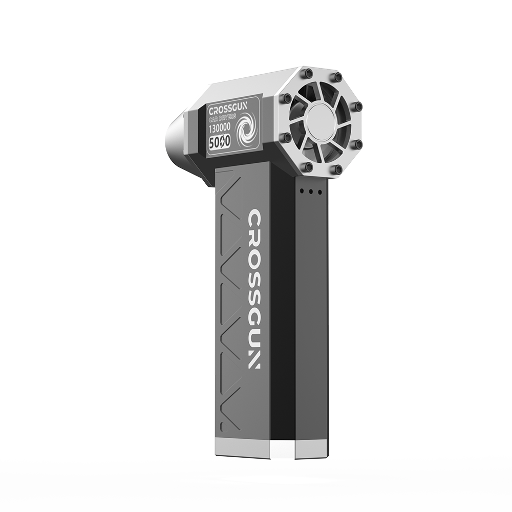 CROSSGUN Powerful Jet Dry Blower 130000 Mini Air Gun Hammer All Aluminum Electric Portable Turbofan Mini Turbo Jet Fan
