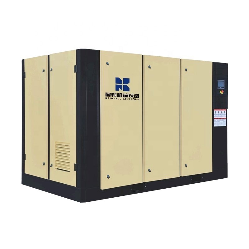 Screw Industrial Silent Electrical Rotary Screw Gas air Compressors With air Dryer and air Tank