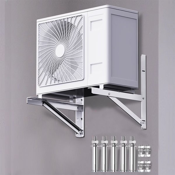 Universal Heavy Duty Folding Mini Split Ac Wall Mount Stand Ac air Conditioner Bracket Outdoor Unit Stand