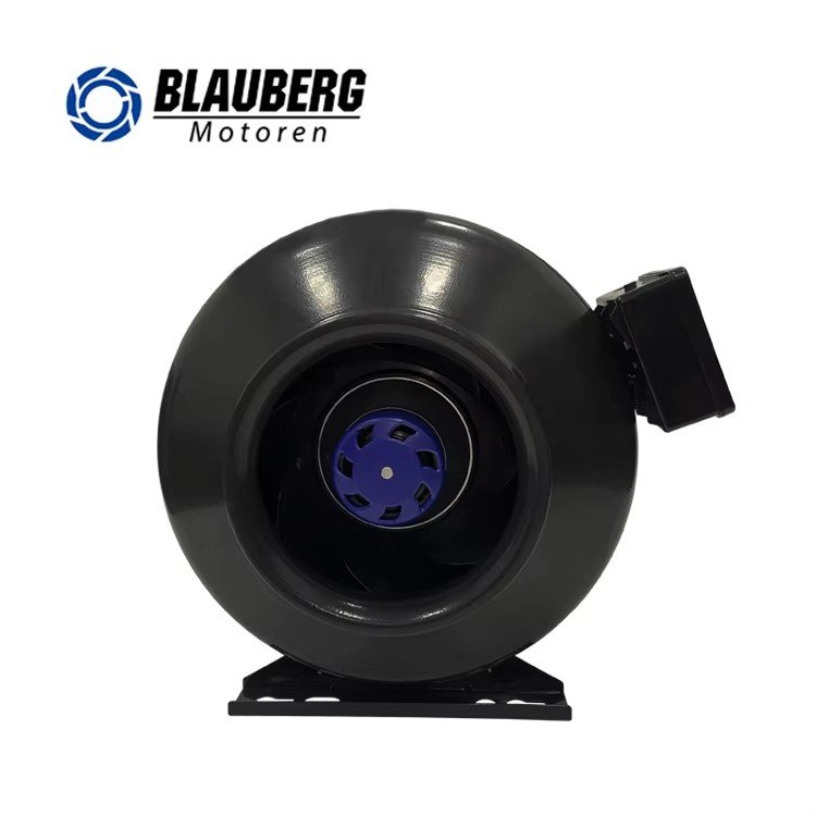 Blauberg 200mm Robust Plastic Impeller 220V AC Operation IP55 Rated 170W Ec Duct Fan for Exceptional 1000m³/h Airflow Demanding