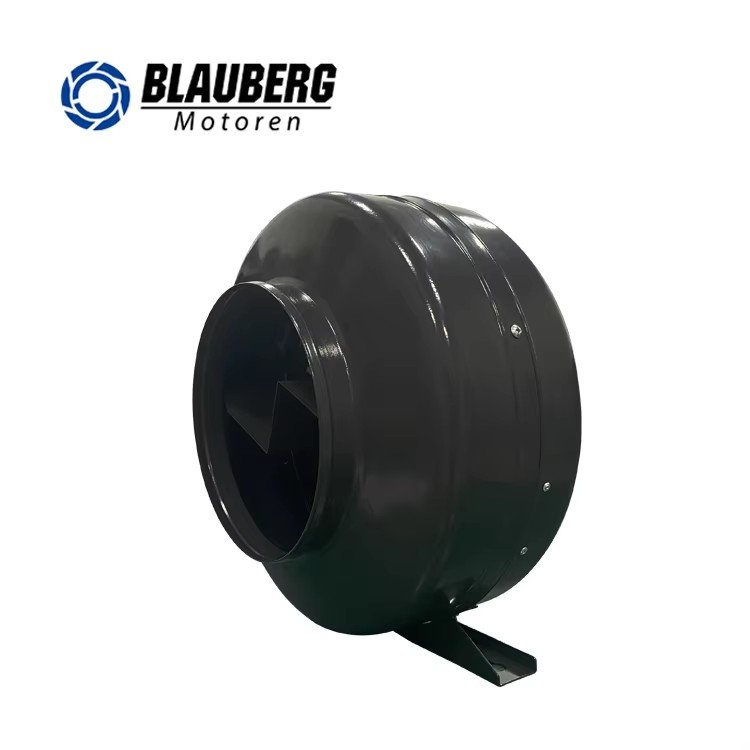 Blauberg 200mm Robust Plastic Impeller 220V AC Operation IP55 Rated 170W Ec Duct Fan for Exceptional 1000m³/h Airflow Demanding