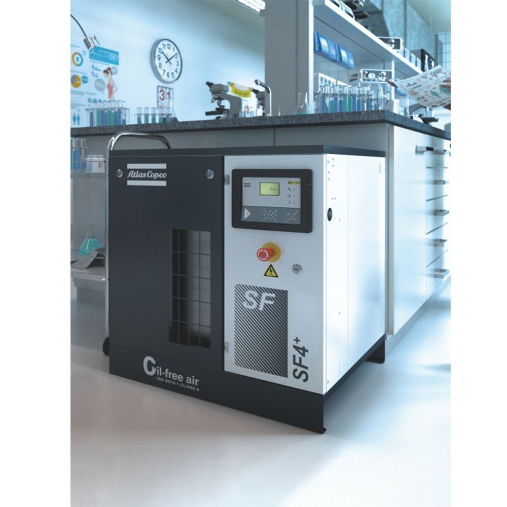 Atlascopco Oil-free Oil Free Scroll air Compressor Atlas Copco SF8 SF8+ SF8FF Atlas Copco air Compressor