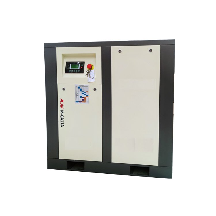 11KW 15HP Oil-Free Rotary Air Compressor High Quality Silent for Home Use and Mixing Plant 15HP Compressor