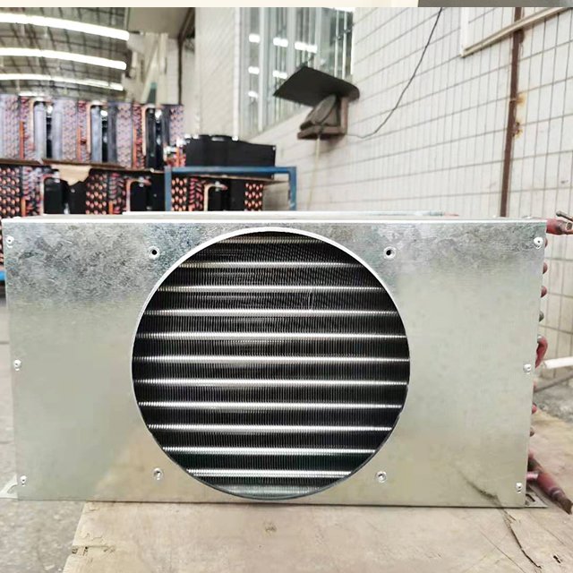 Finned Air-cooled Condensers with Different Types of Condensing Fans. Fin Type air Cooling Condenser FNH-9.5