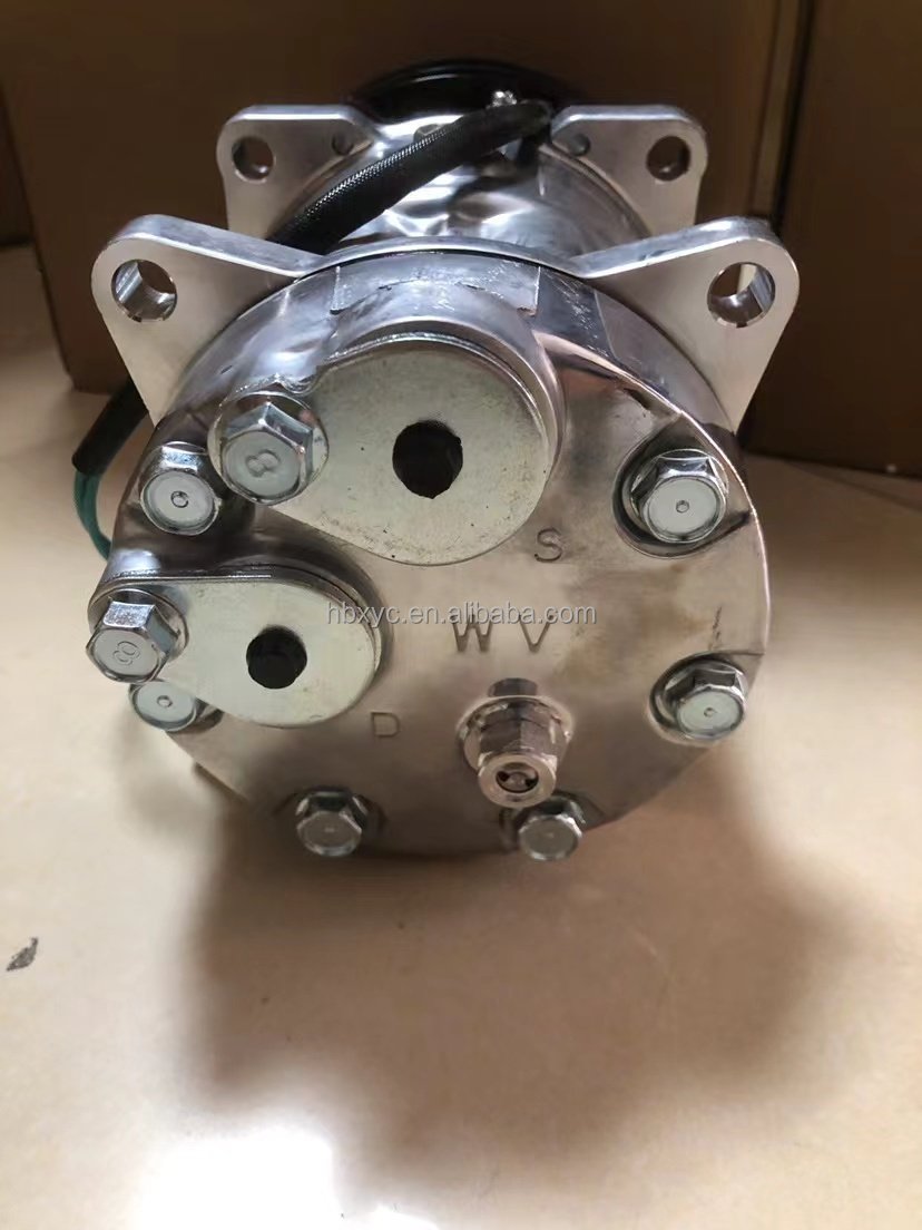 Air Conditioning Systems Universal SD7H15 24V AC Air Compressor for EC210D Sanden Compressor SD7h15 AC Compressor