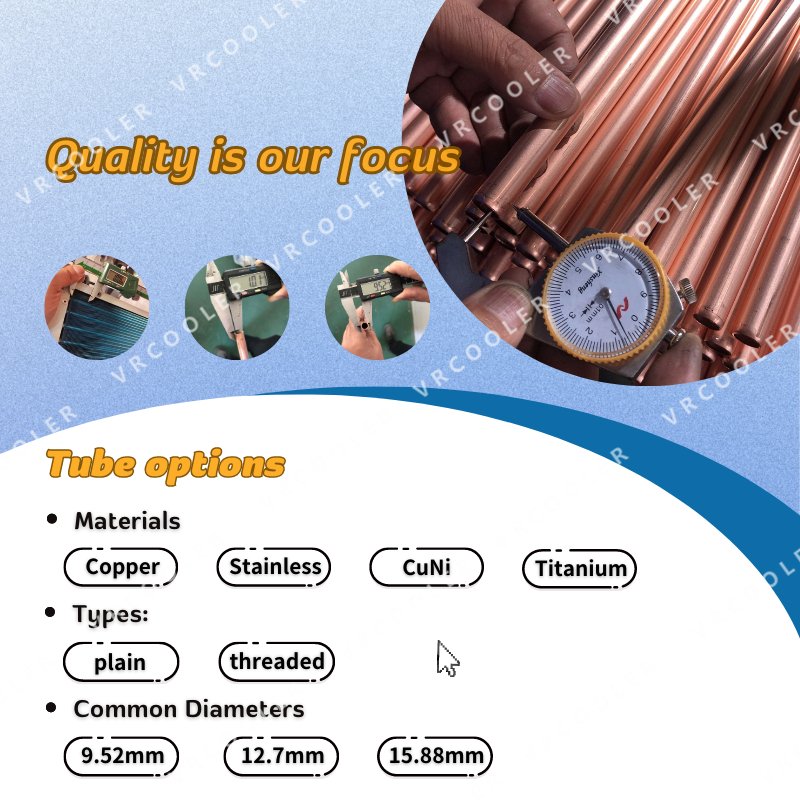 15x15 Fin Type Boiler Water to Air Heat Exchanger
