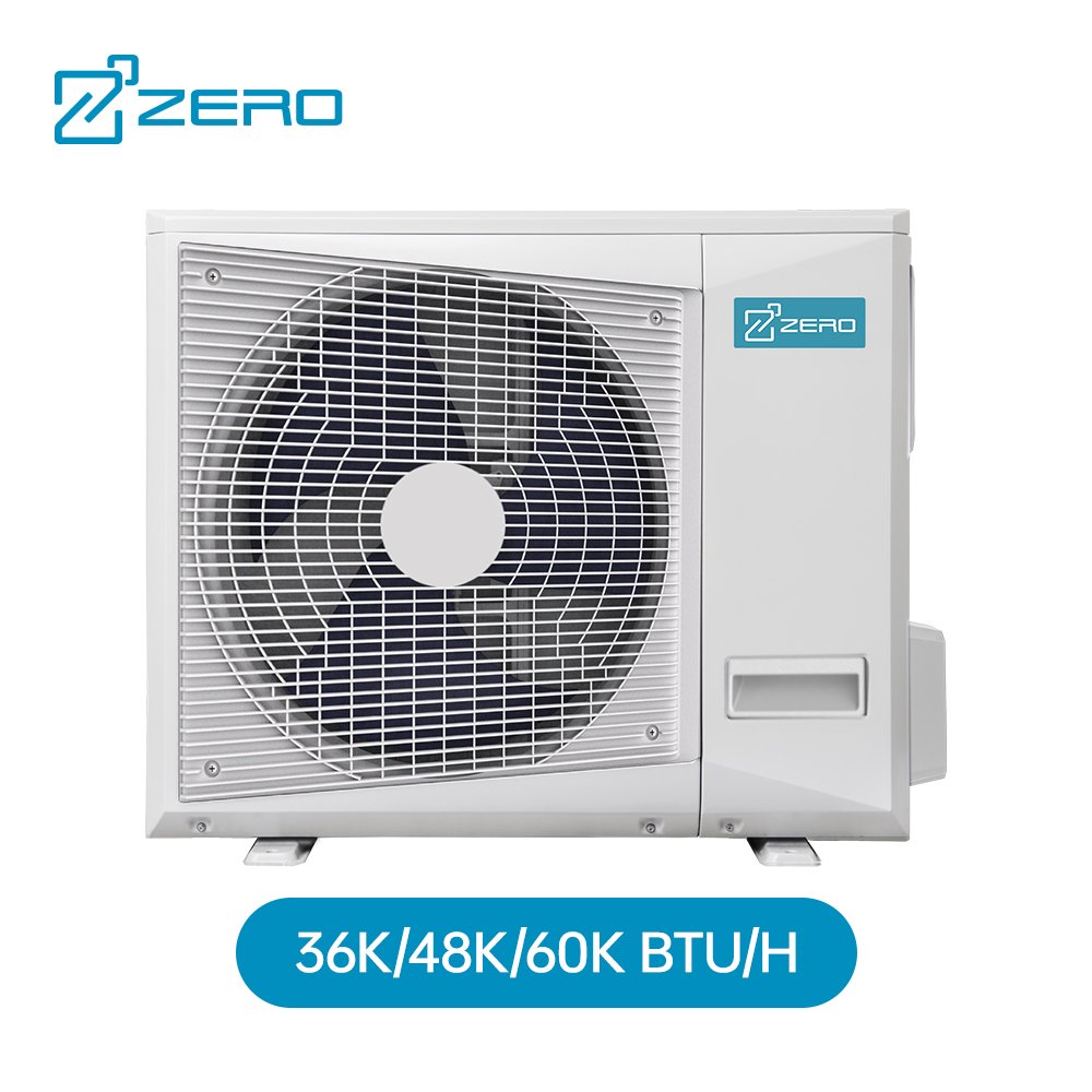 ZERO Latam 18000 60000 Btu 16 Seer Side Discharge Condenser Type Air Conditioner Cooling and Heating Commercial Unit