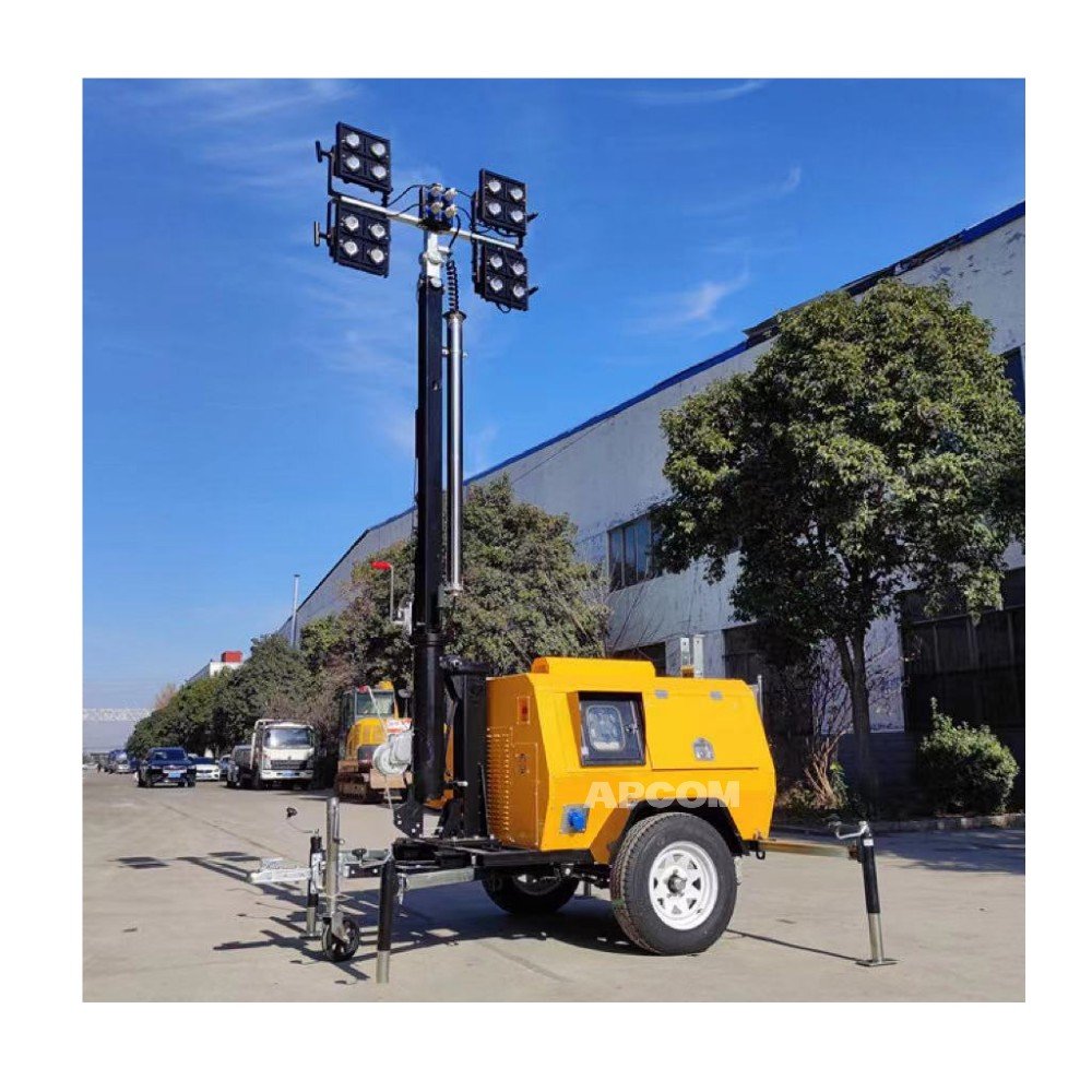 Screw Portable diesel Engine air Compressor 37kw 50hp 7bar 185 Cfm APCOM Mining diesel for air Compressor
