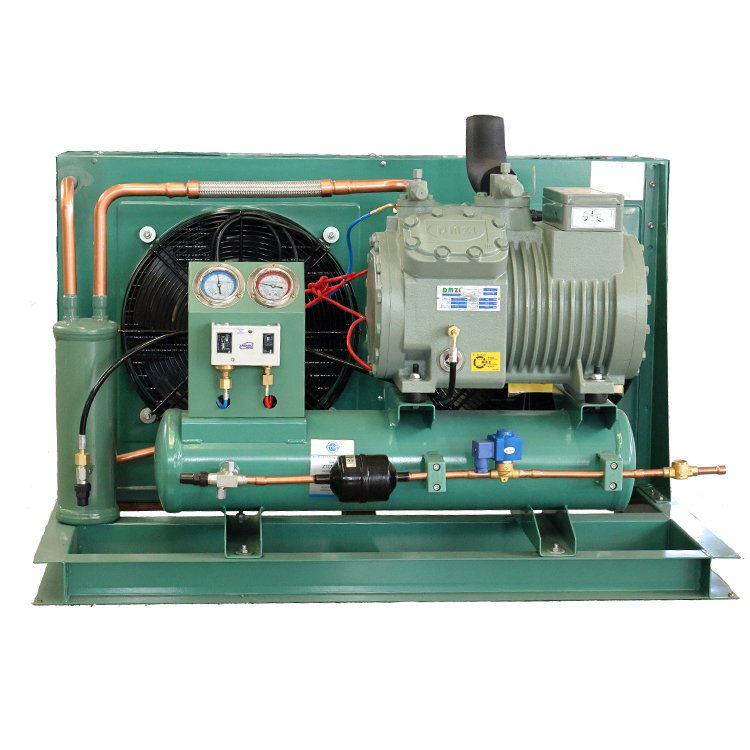 Lucky Star Cold Chain Refrigeration Heat Exchange Parts 5HP Air Condensers Cooler Cold Storage Room Freezer Condensing Units