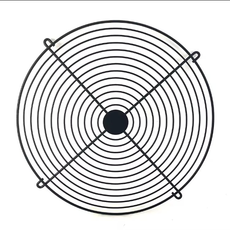 Corrosion Resistant Round Fan Metal Mesh Fan Accessories Metal Dust Cover for Axial Flow Fans