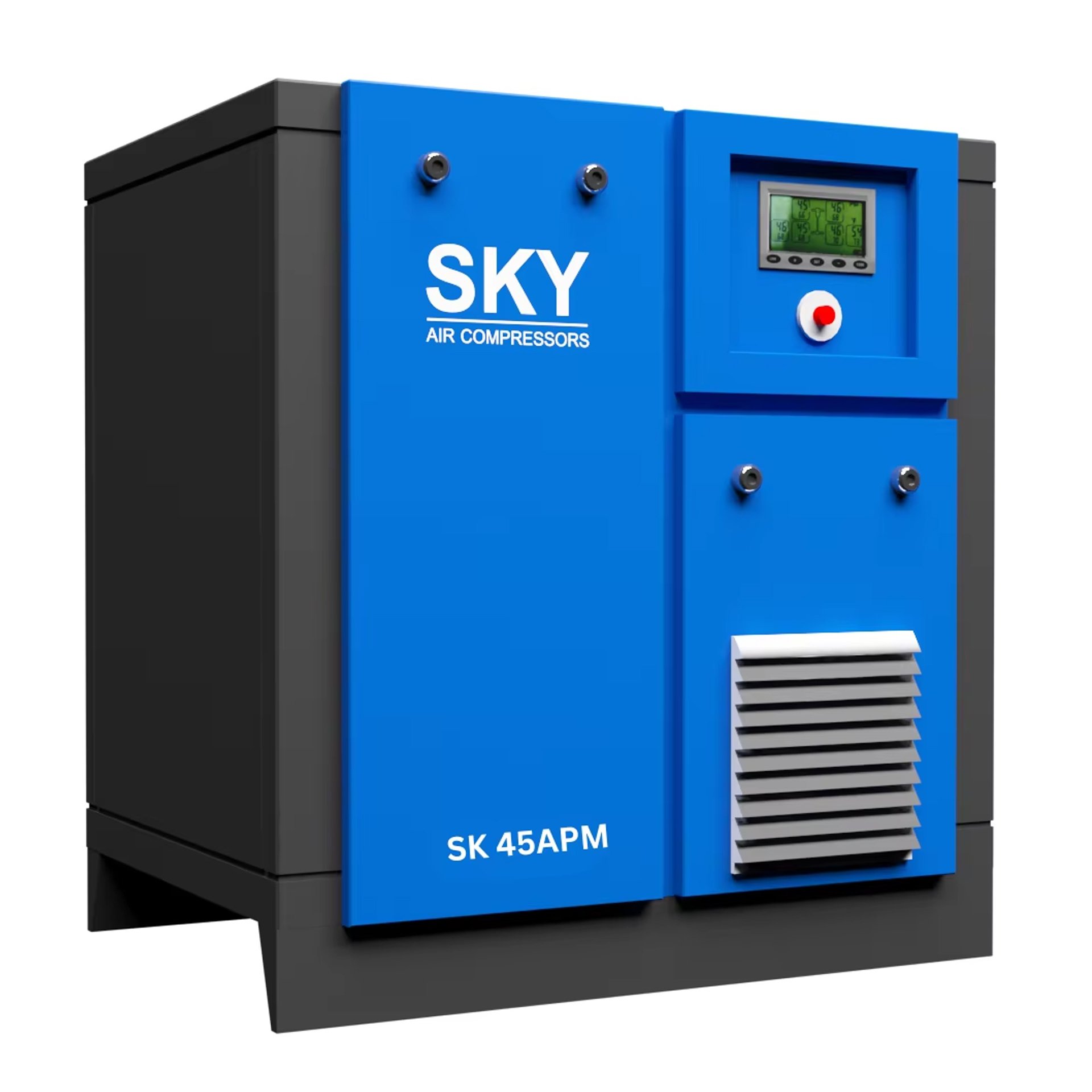 SKY SK45APM (45KW) Portable Stationary Screw Air Compressor Low Noise Oil AC Power Gas Including Motor Industrial Compressors