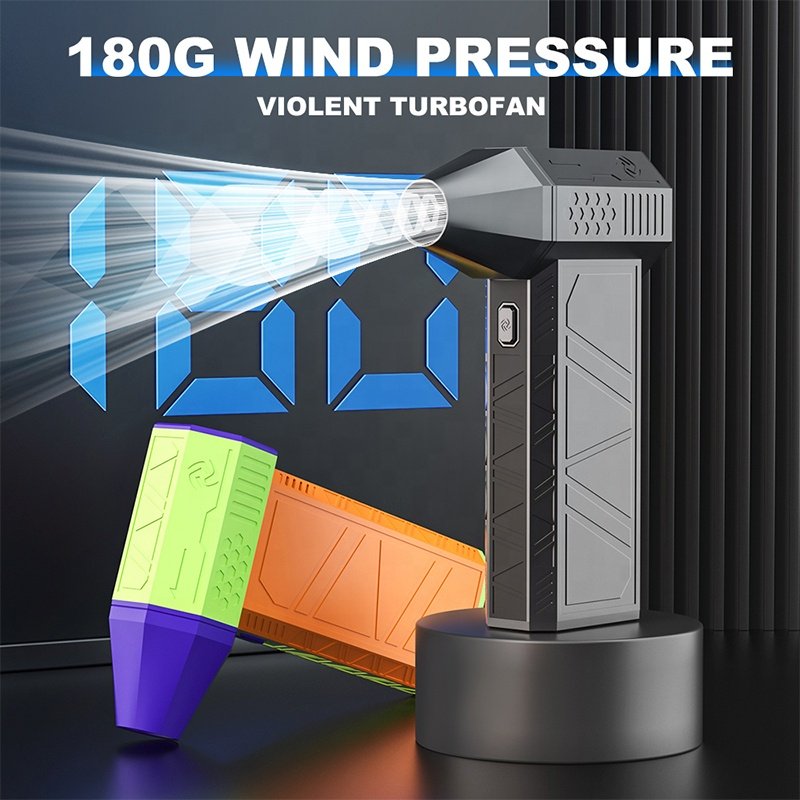 Jarvis 130000 Rpm Mini air Blower Portable Hand Held Fan Electric Small AIR Blower Mini Jet Turbo Fan Blower Fan for Clean