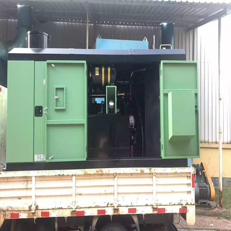 Water Drilling Machine diesel Engine Screw air Compressor with Wheels
