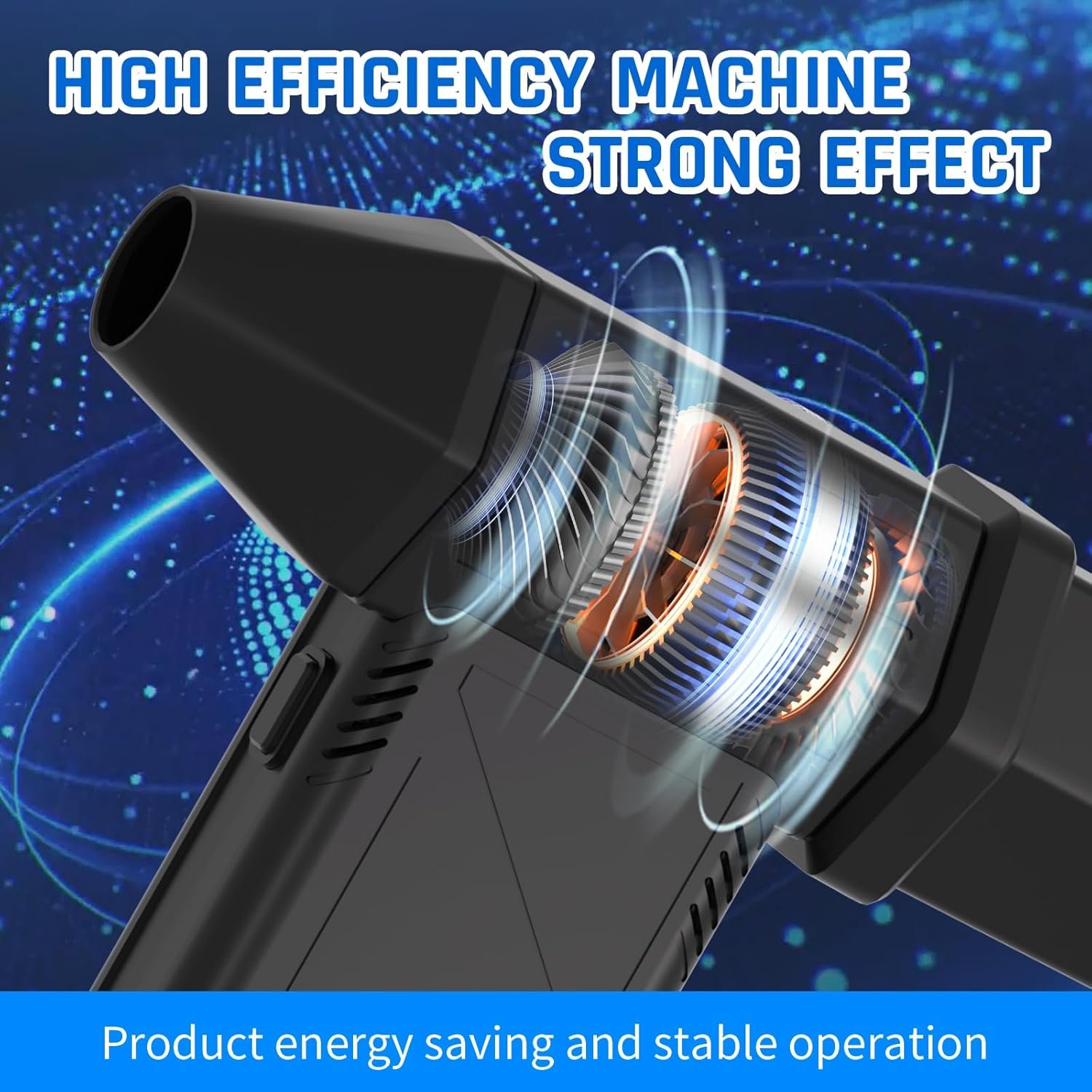 150000rpm Mini Compressed Air Duster Portable Hand Held Fan Electric Small Blower Mini Jet Turbo Fan Jet Fan for Clean