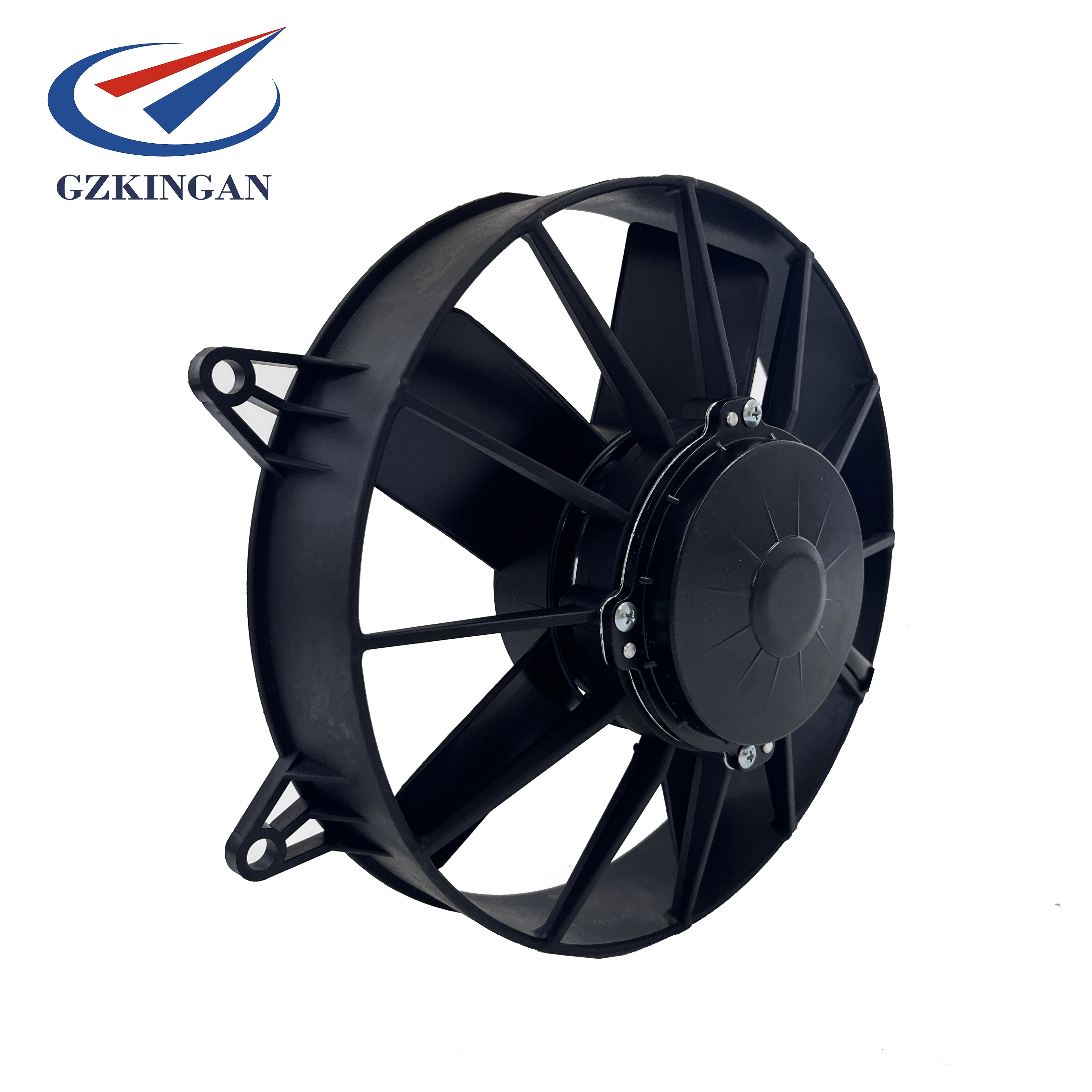 High Quality 10 Inch Axial 12V DC 255mm Condenser Fan Compatible with Carrier Evaporators for AC Air Conditioning