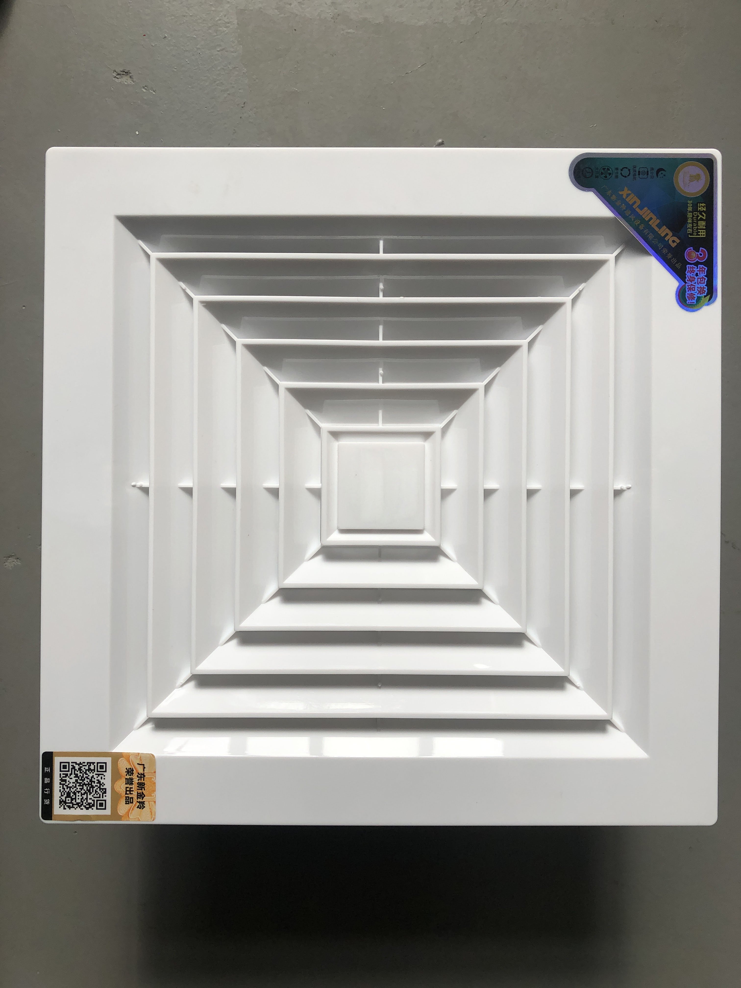 Low Noise Bathroom Ventilation Wall Mount Ventilation Silent Ceiling Plastic ABS Exhaust Fan