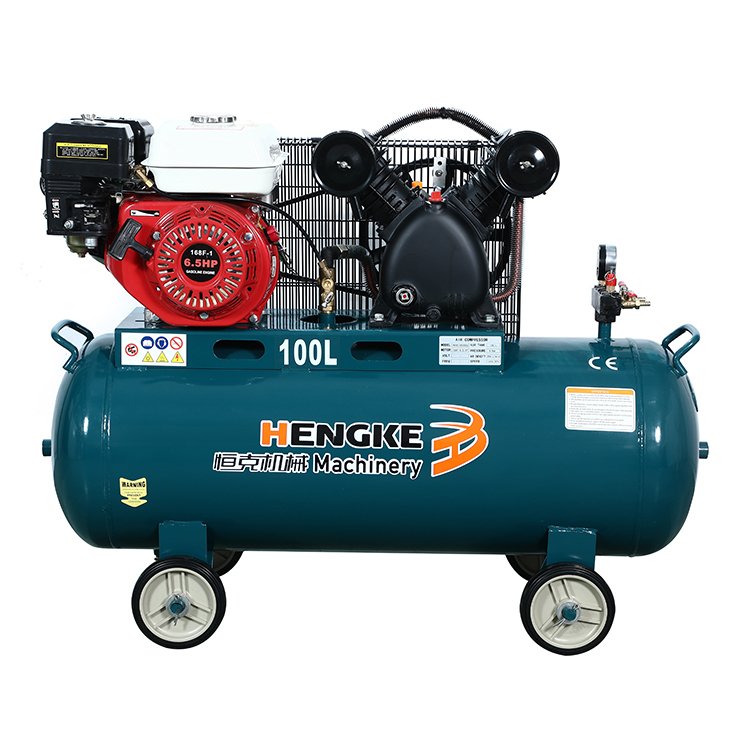 New Used air Compressor Electric Silent 100L Piston air Compressor 6.5HP Gasoline air Compressor