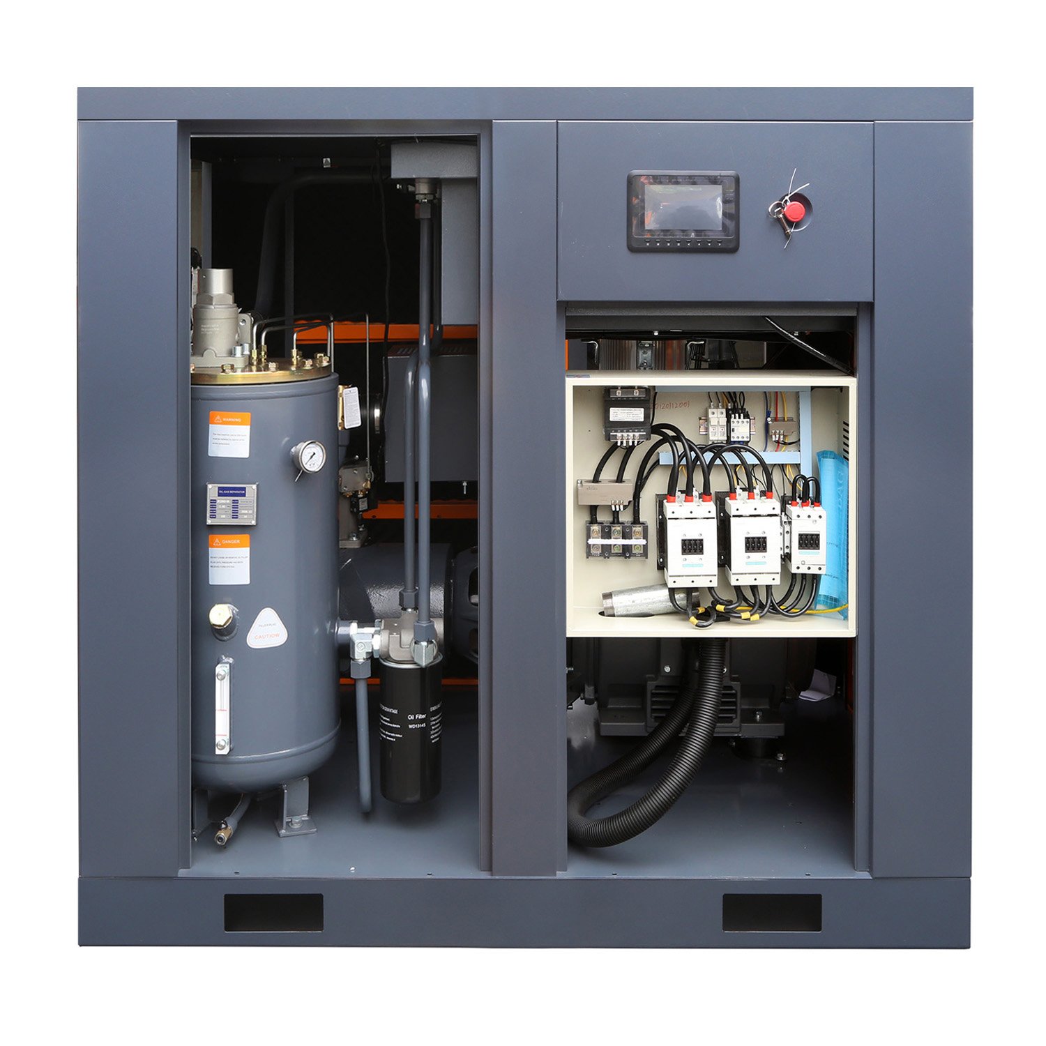 Manufacture Supply 7.5kw 10hp Industrial Rotary Screw Type Air Compressor With IP23 IP54 Motor