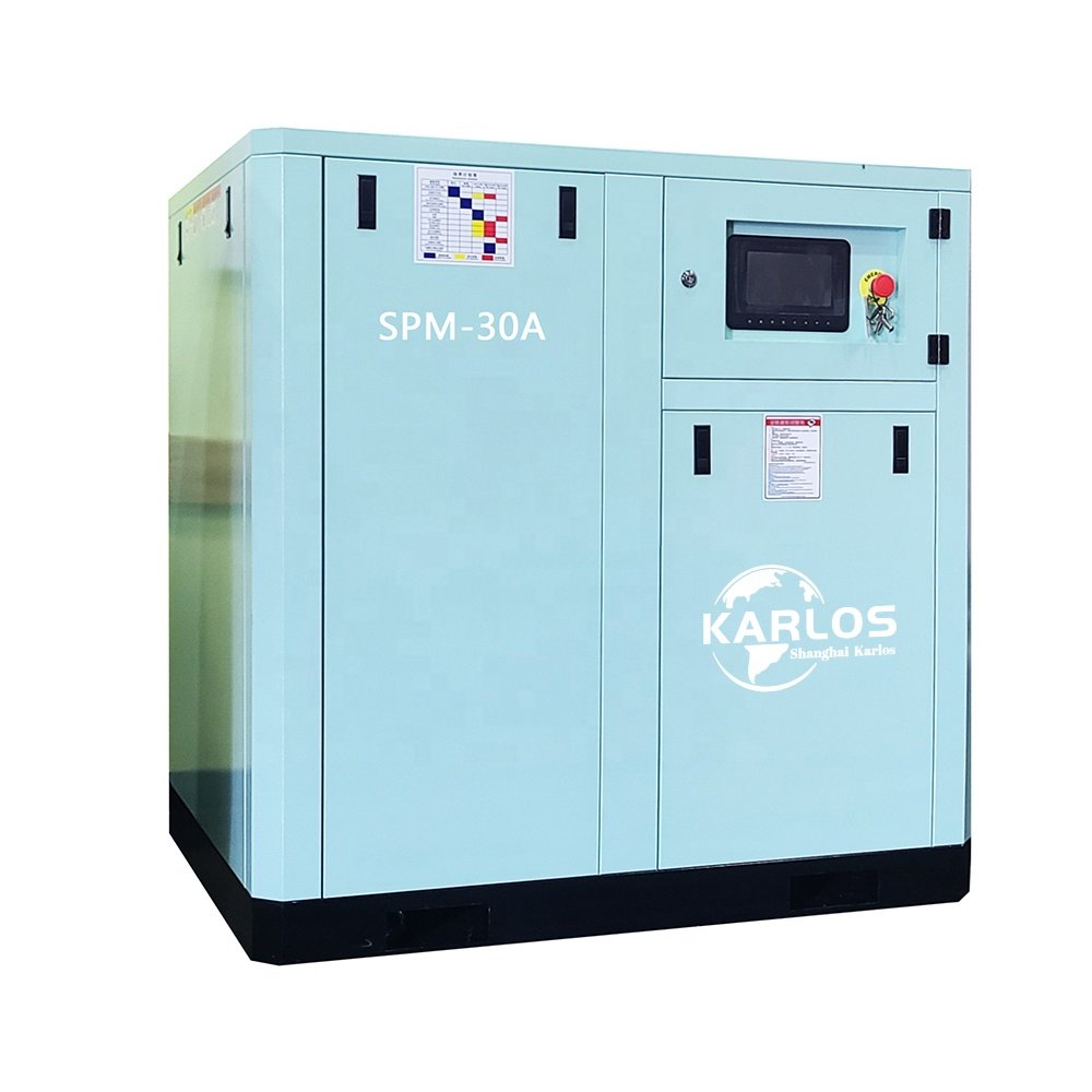 Karlos Electric 7.5KW 10HP Permanent Magnetic VSD Screw Compressor with CE for Industrial Mini Screw air Compressor