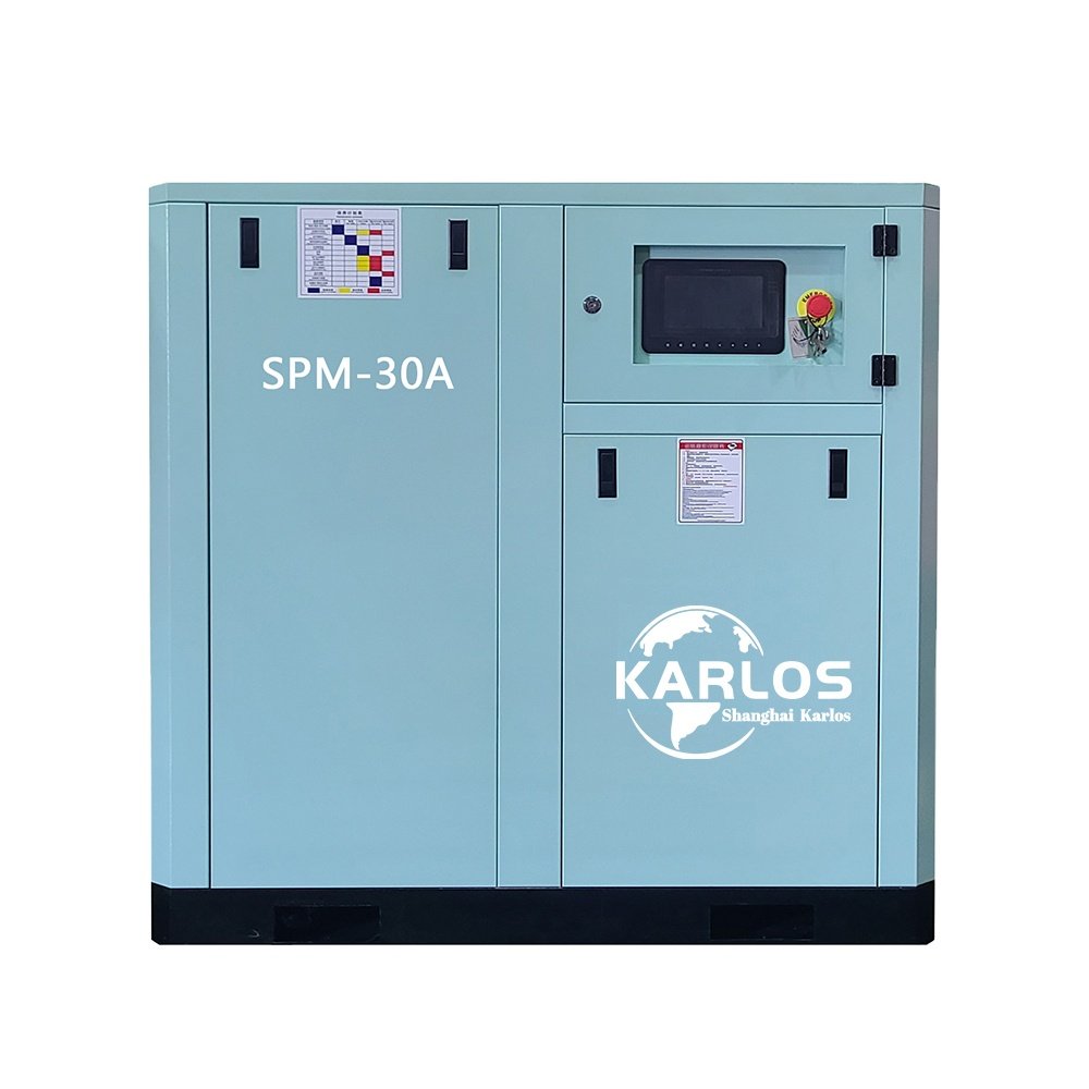 Karlos Electric 7.5KW 10HP Permanent Magnetic VSD Screw Compressor with CE for Industrial Mini Screw air Compressor
