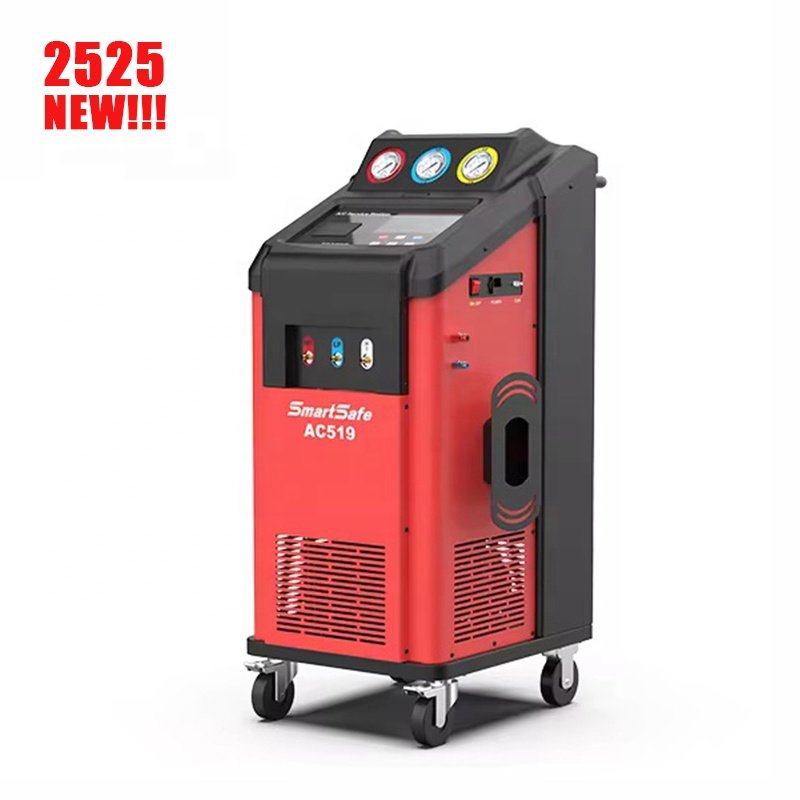 2025 NEW LAUNCH SmartSafe AC519 Car A/C Refrigerant Recovery And Filling Machine R134 R134a R1234yf Refrigerant Changer