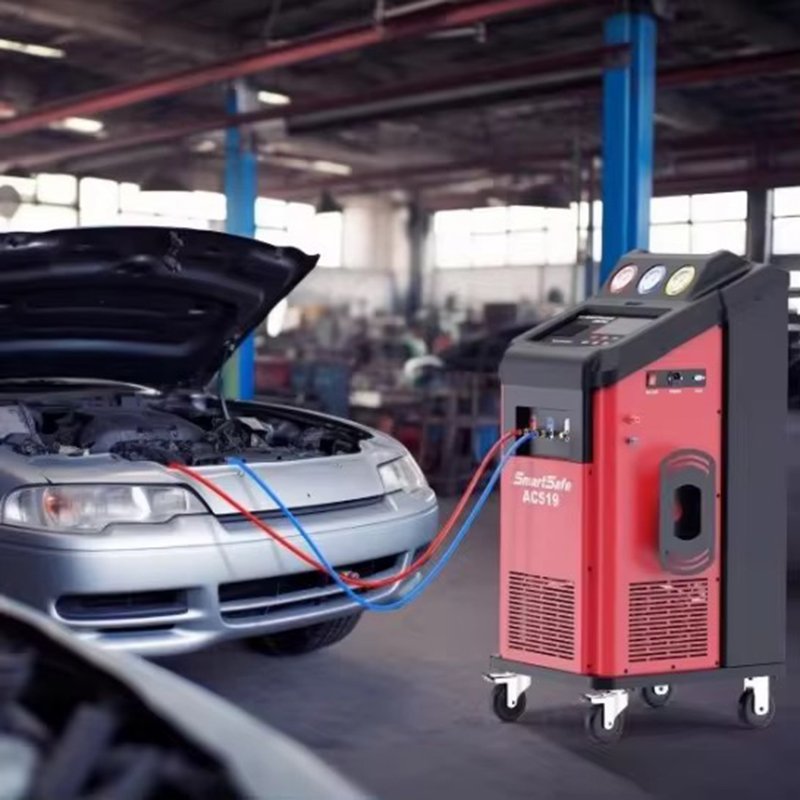 2025 NEW LAUNCH SmartSafe AC519 Car A/C Refrigerant Recovery And Filling Machine R134 R134a R1234yf Refrigerant Changer