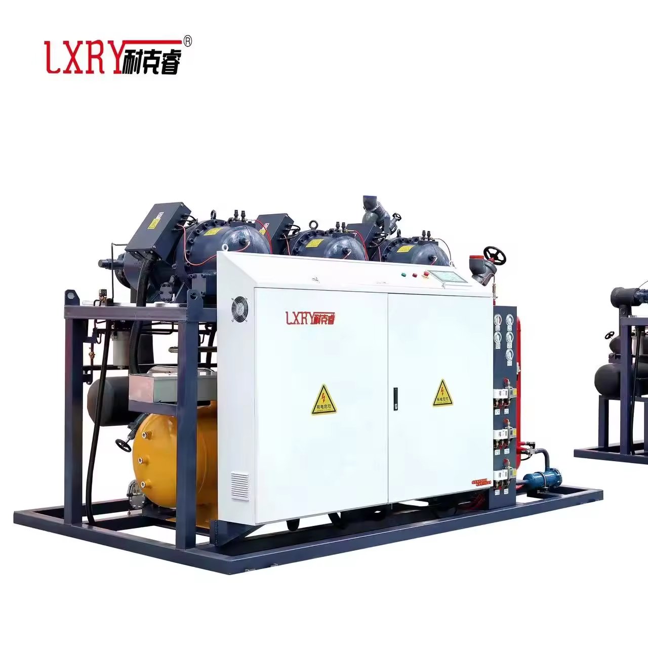 High Temperature Screw Parallel Compressor Units Hanzhong 300p for Air Conditioner Freezer Refrigeration Equipment High Quality