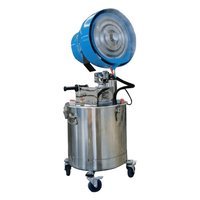 High Speed Industrial Stand Mist Fan Air Cooling Water Spray Farms Factory Workshop Dust Cooling Fan