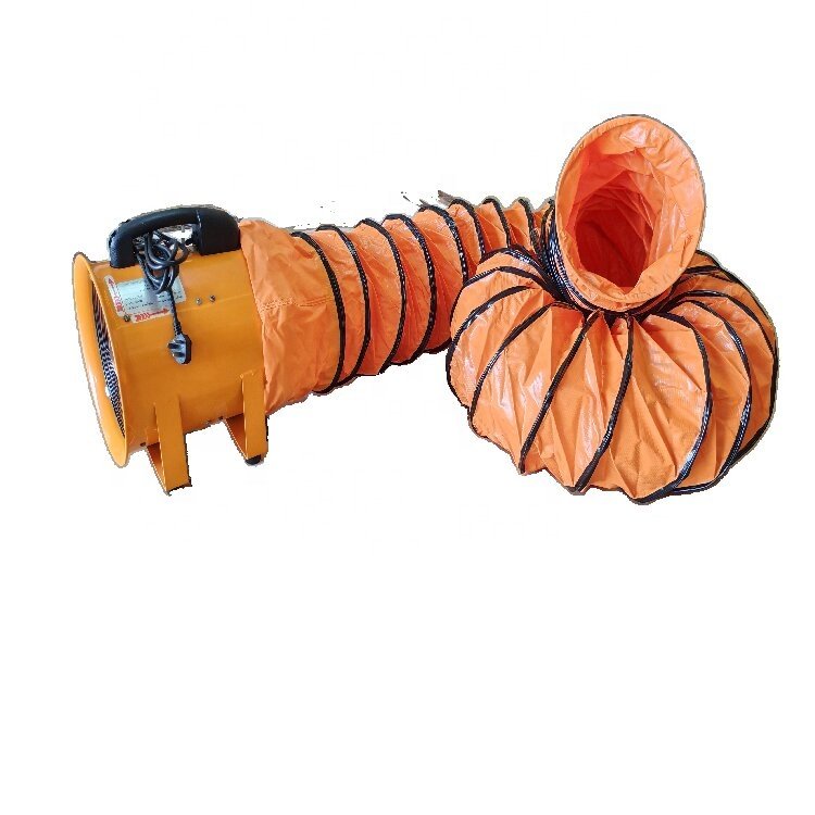 220V 50Hz 12 Inch Cooling Exhaust Fan Air Vent Ventilation Exhaust Duct Ventilation Air Fan With 10m Duct