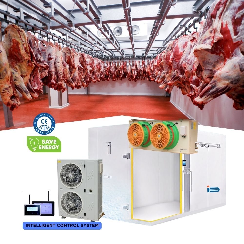 Factory 4hp 5hp 6hp Freezer Room Refrigeration Unit Cold Room Condensing Unit Wall Type Blast Freezer Refrigeration Solution
