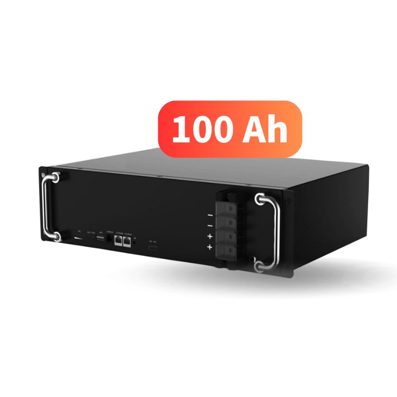 Rack Mounted Lifepo4 Lithium Ion Battery 48V 100Ah Lithium Rechargeable Battery Pack for Solar System
