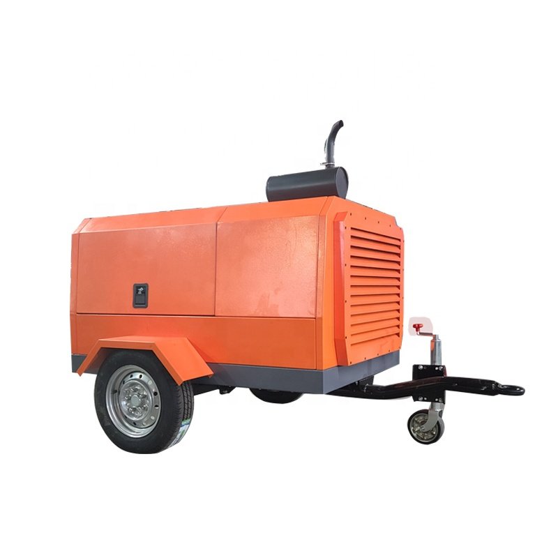 55kw Diesel Mobile Air Compressor Mobile Engineering Air Compressor Air Compressor Jack Hammer