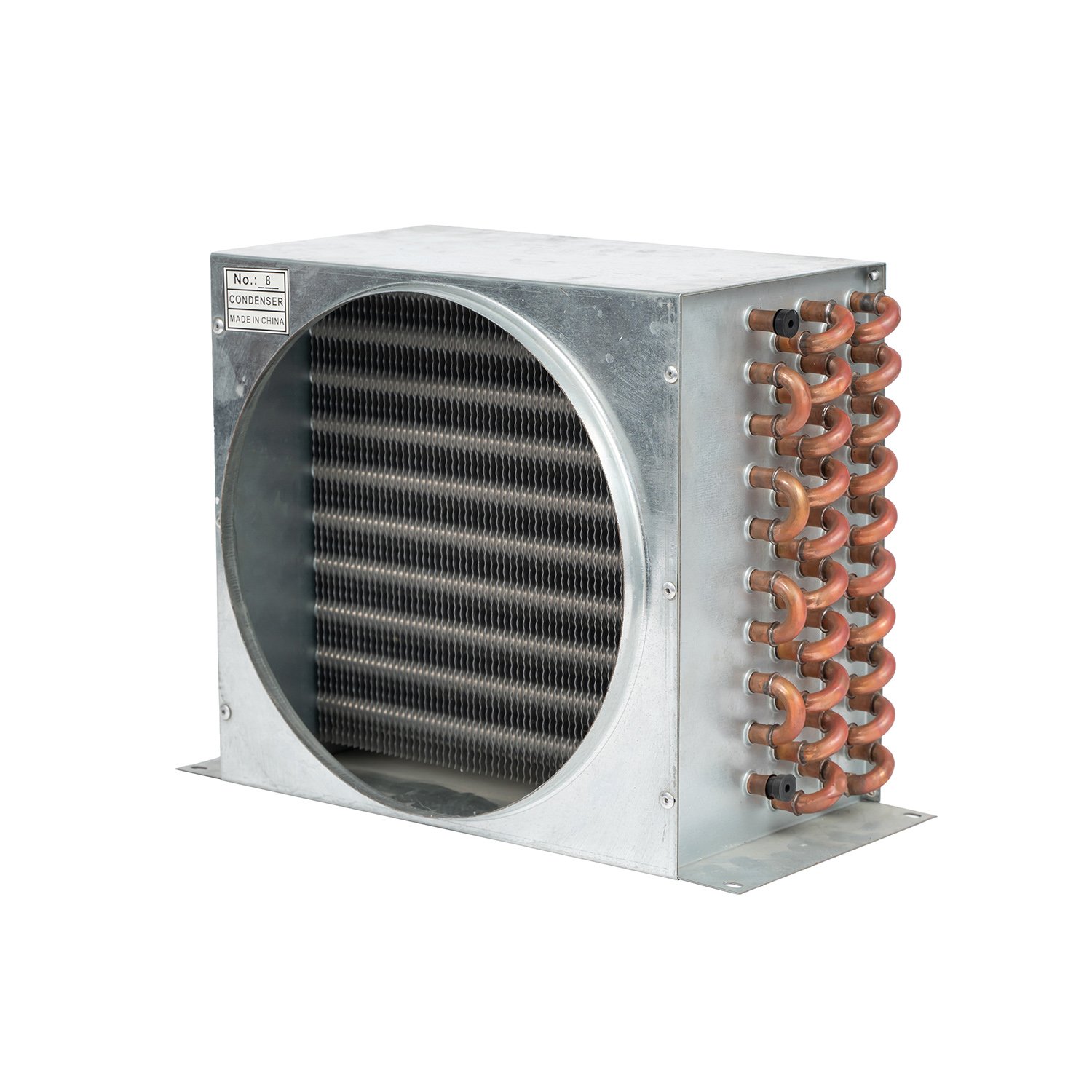 Air Cooled Refrigerator Parts Copper Condenser Coil