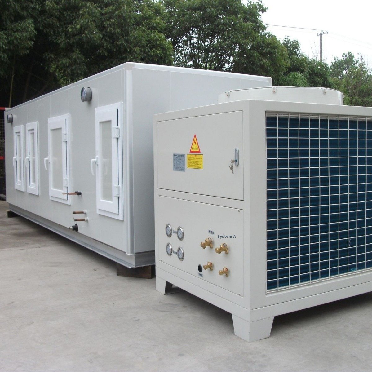 Integrated Floor-Standing Air Conditioning By Zhonghuang Fresh Air Purifying Cooling Function Core Components Compressor Motor