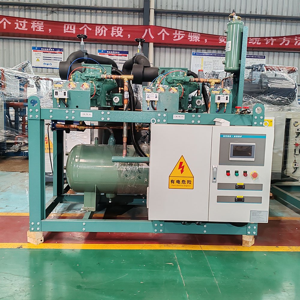 Condensing Unit Fast Refrigeration Screw Refrigeration Condensing Units for Cold Storage Project