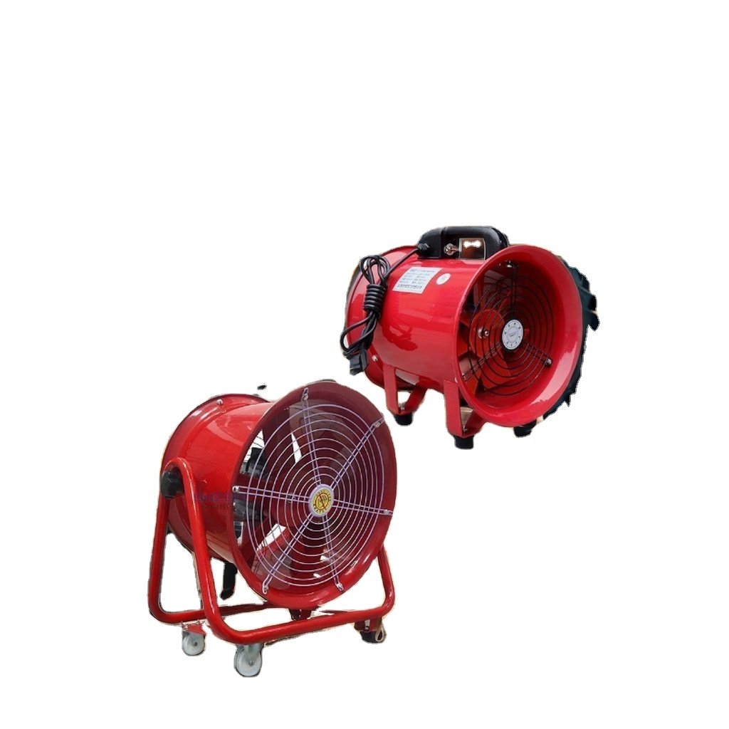 14-Inch Industrial Centrifugal Axial Exhaust Fans Portable Ventilation Blower with 220V 50Hz for Ventilation Ducts