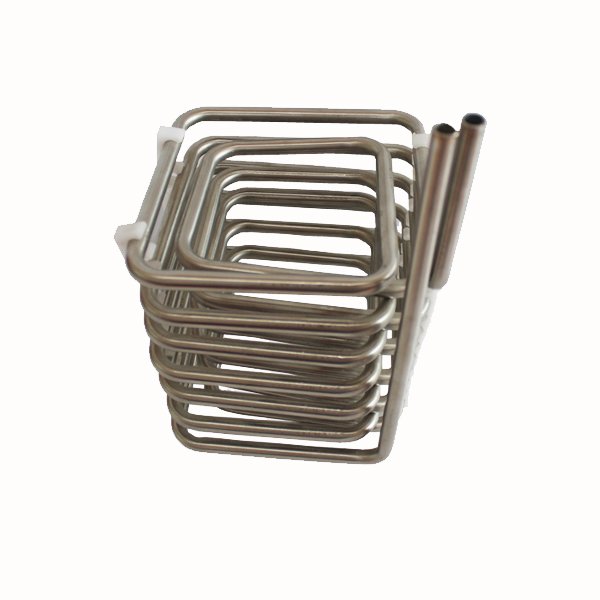 ISO Approved Condenser Coil Evaporator Beer Cooling Coil Air Conditioner Titanium Coil Heat Exchanger