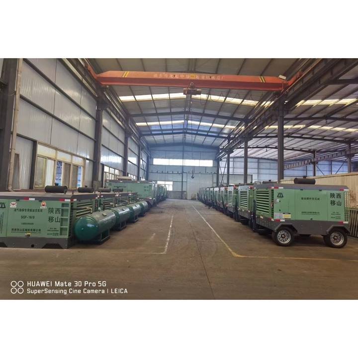 Precise Regulation Low Noise High Pressure Prototype Diesel Screw Air Compressor With Different Requirements