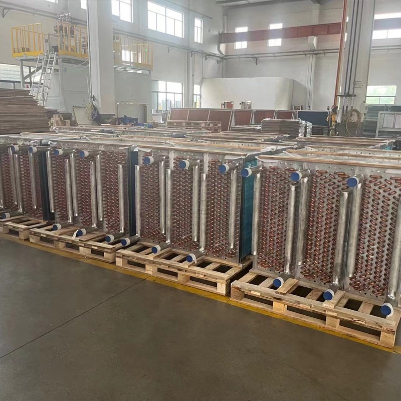 Customized Water/Refrigeration Fridge AC Water-source Condenser Coils Fin-tube Type Air Cooled Heat Exchanger