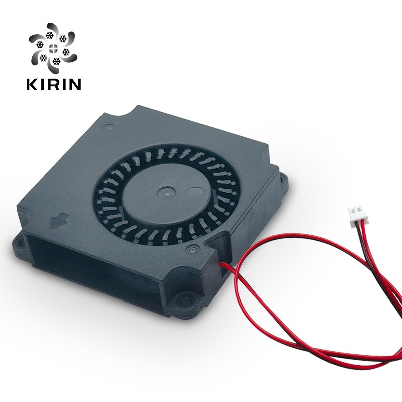 4010 5V 2PIN Square Blower Fan Side Outlet 5000-8000 RPM Speed for DC Voltage 12V/24V with Durable Plastic Blades and Bearing