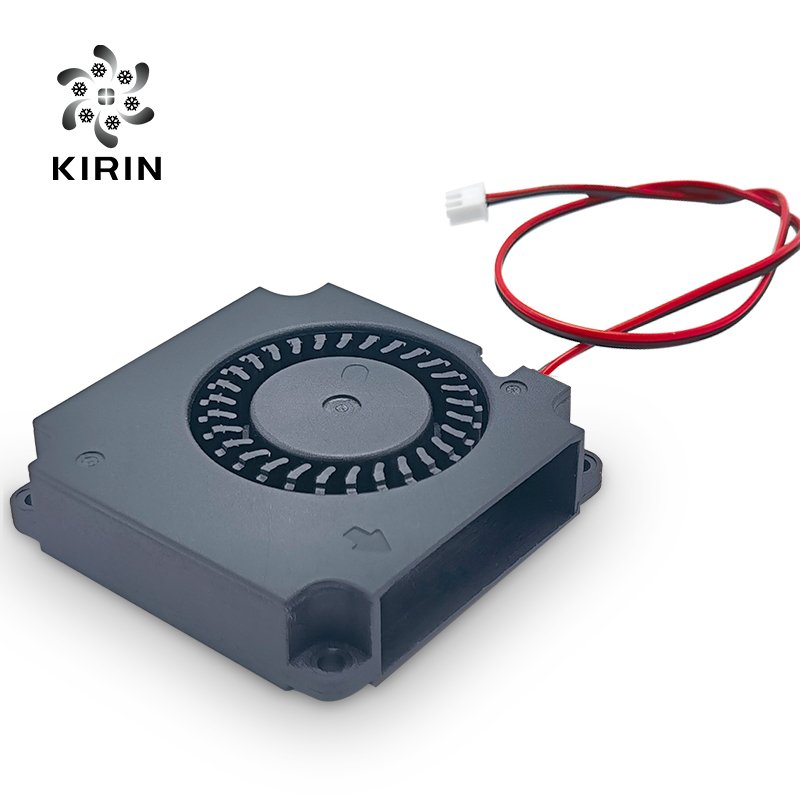 4010 5V 2PIN Square Blower Fan Side Outlet 5000-8000 RPM Speed for DC Voltage 12V/24V with Durable Plastic Blades and Bearing