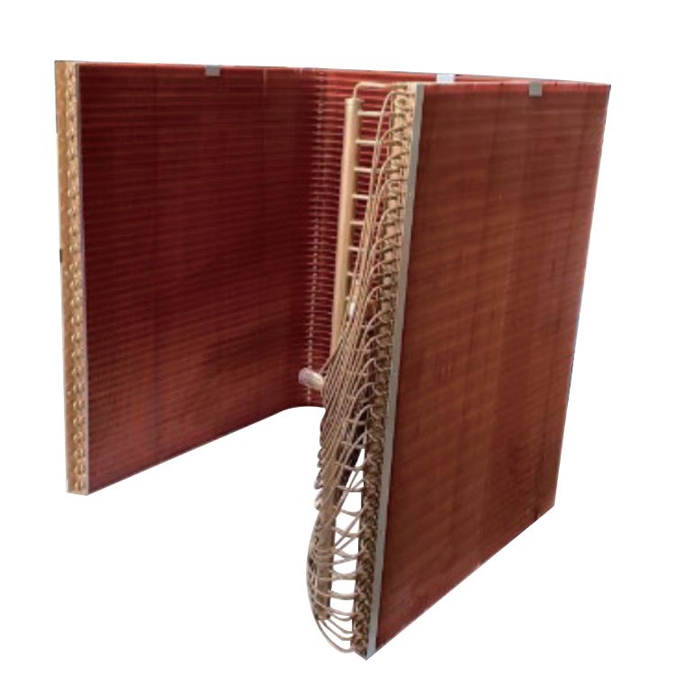 Factory Copper Tube Fin Condenser for Air Source Heat Pump