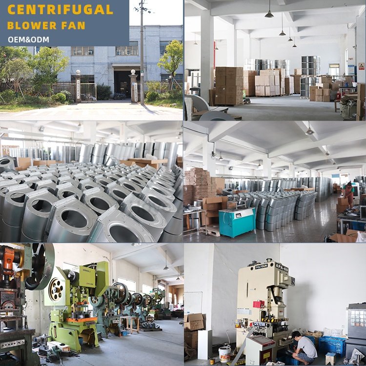 9/7 Galvanised Sheet Steel AC Motor 370W Centrifugal Air Conditioning Blower Fan With Aluminum Closed Motor 4P